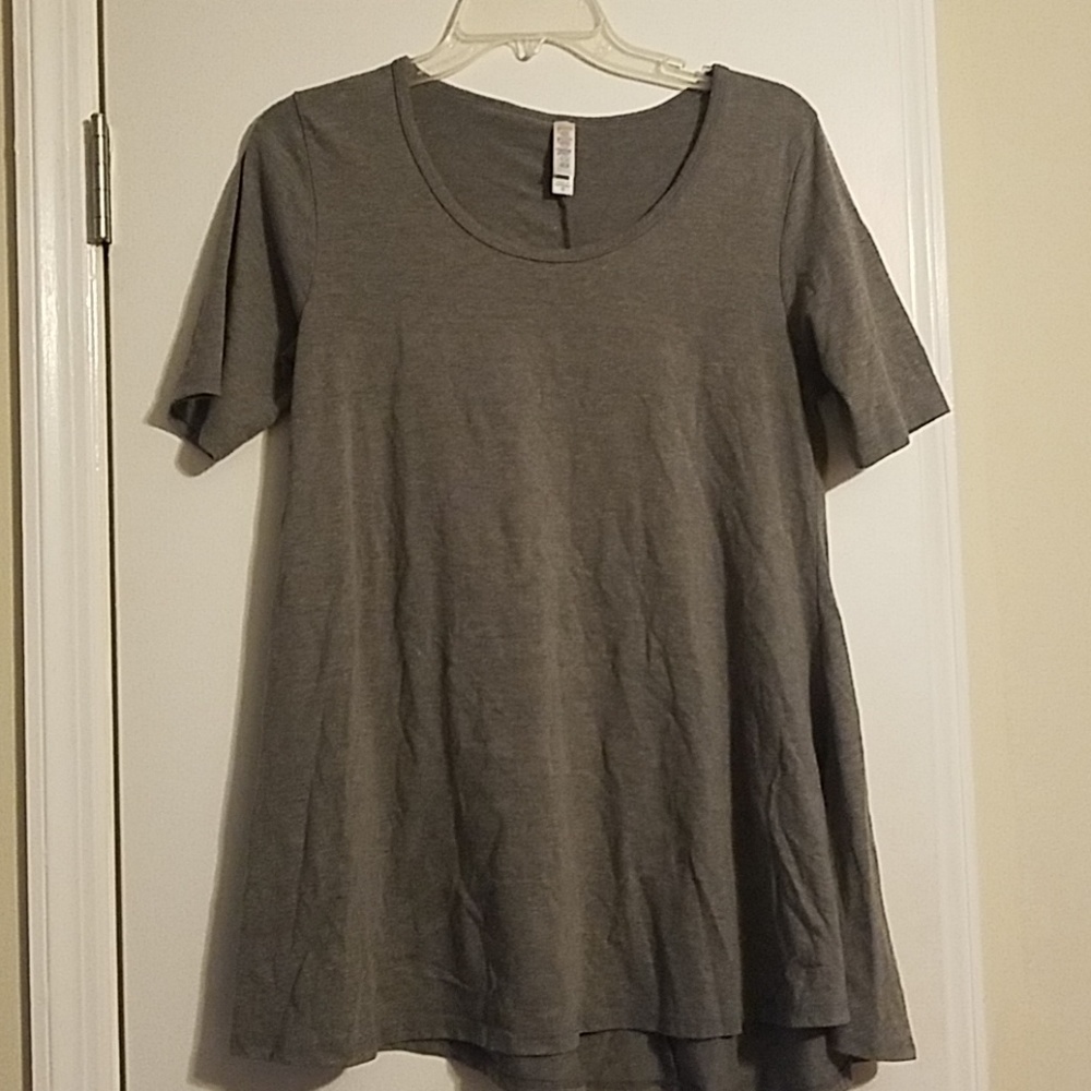 Gray Lularoe Perfect T